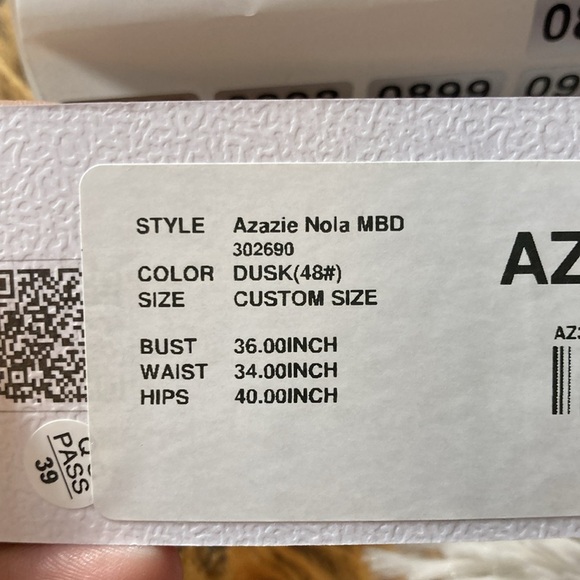 NWT Azazie Nola Dress - Picture 11 of 13